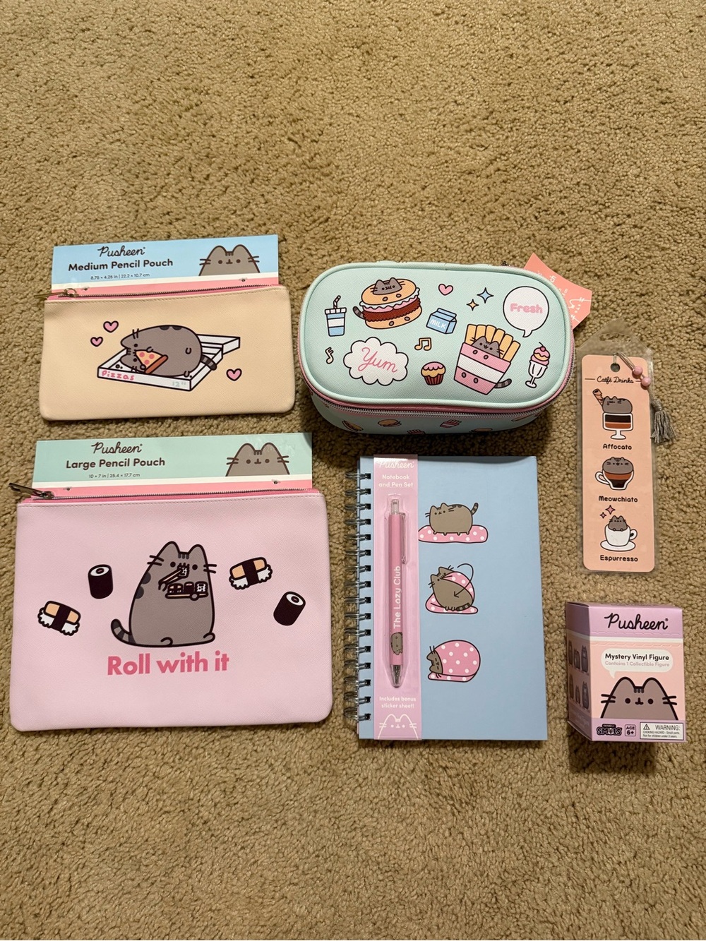 *NEW* Pusheen bundle of Accessories/Stationary set